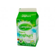 Magere yoghurt half liter